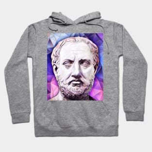 Thucydides Pink Portrait | Thucydides Artwork 8 Hoodie